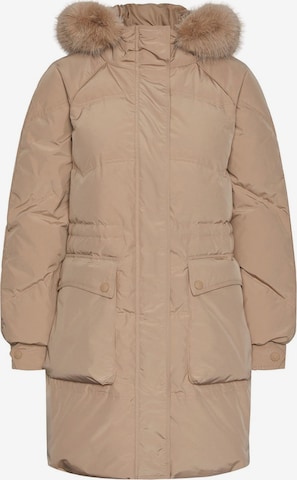 Manteau d’hiver 'ABELLA' Y.A.S en beige : devant