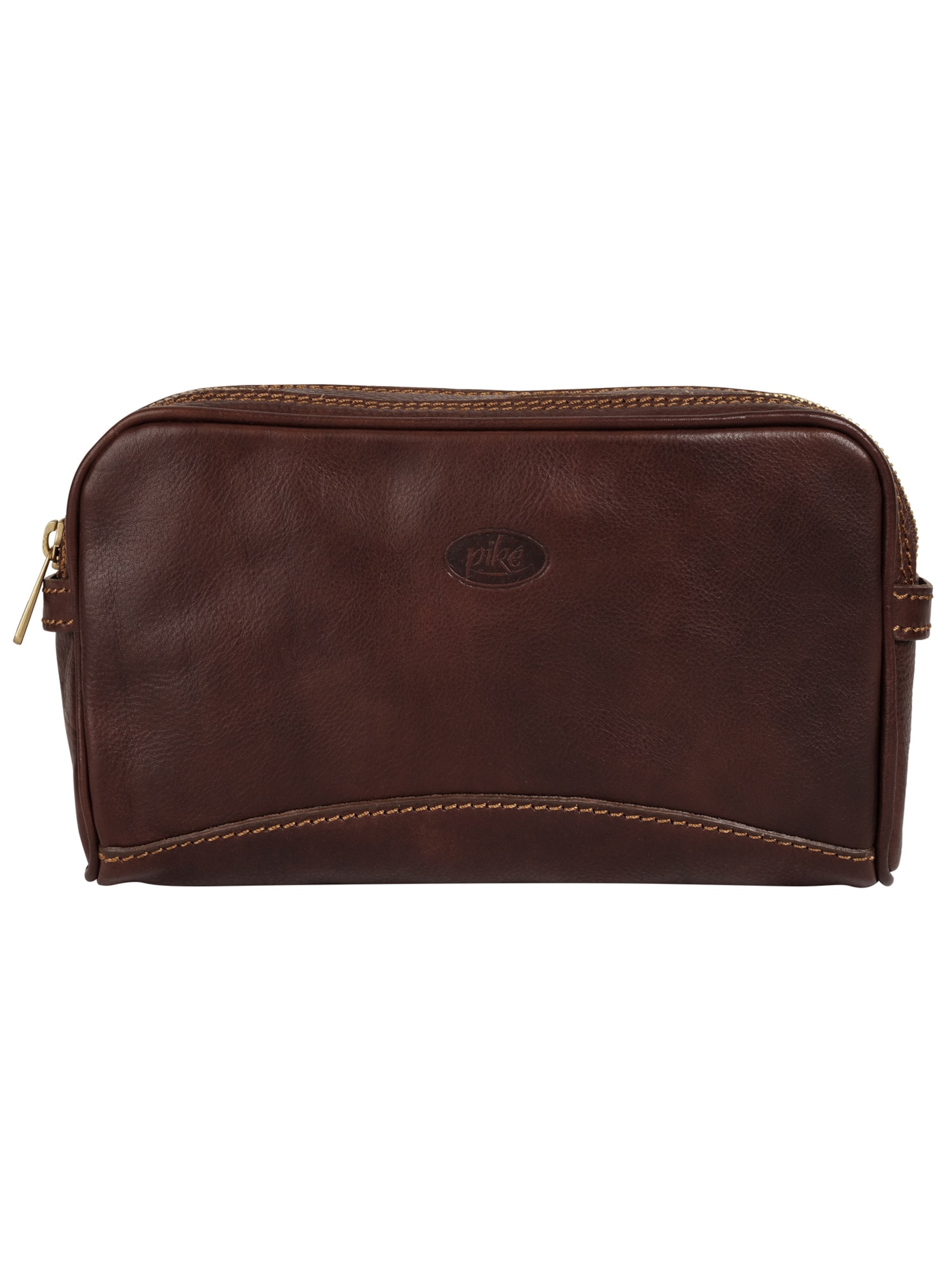 piké Kulturtasche 'piké Kulturtasche'‌ in Braun: Vorderseite
