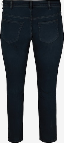 Zizzi Slimfit Jeans 'Emily' i blå