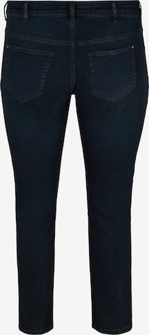 Zizzi Slimfit Jeansy 'Emily' w kolorze niebieski