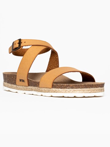 Bayton Sandalen met riem 'Karratha' in Bruin