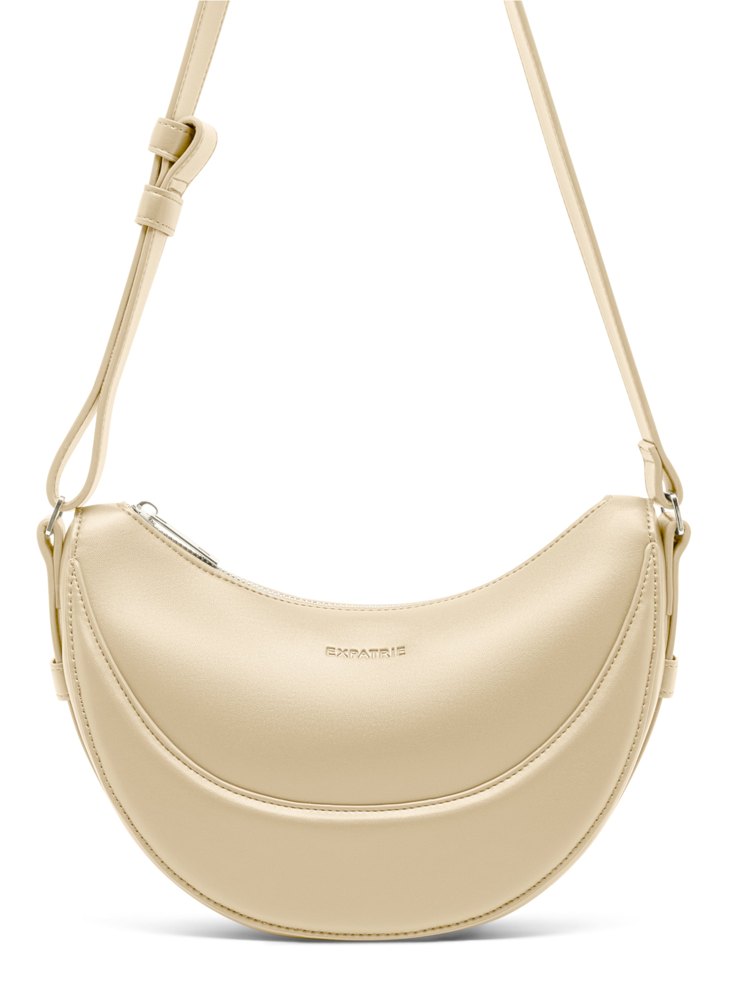 Expatrié Skuldertaske 'Livia' i beige