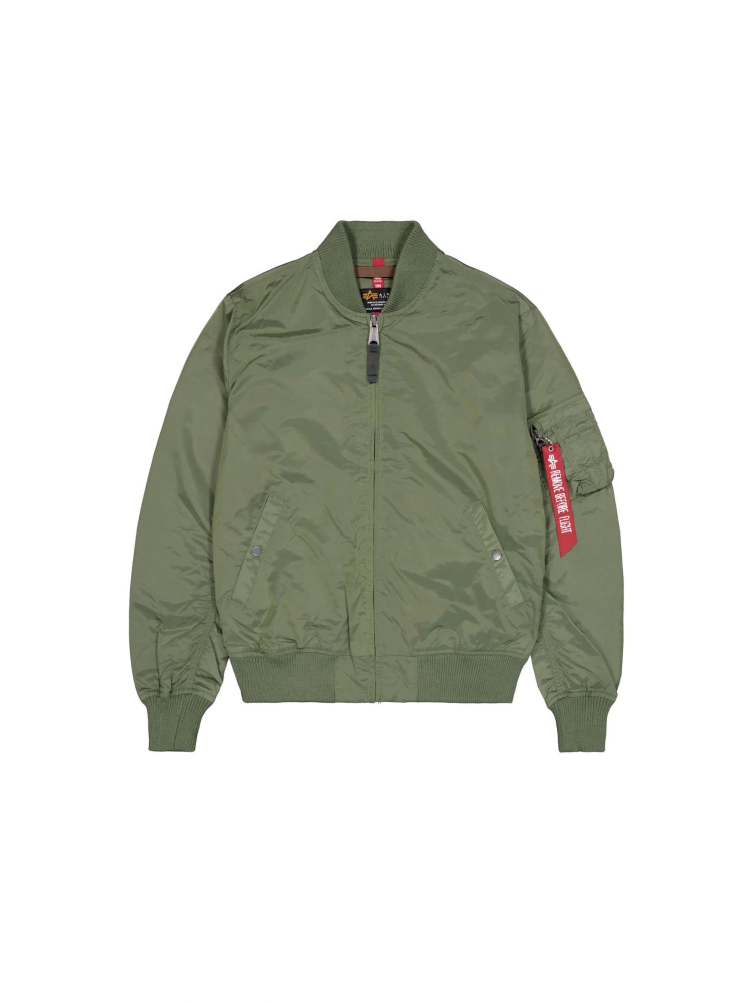 ALPHA INDUSTRIES Übergangsjacke‌‌‌‌‌‌‌‌‌ in Grün: Vorderseite