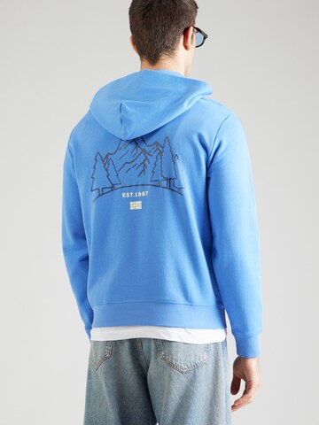 NAPAPIJRI Sweatshirt 'BENAR' in Blauw: voorkant