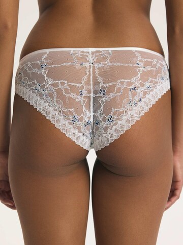 Panty 'Slip Mary, florale Spitze, transparent, mit Baumwollzwickel' di ESOTIQ in beige