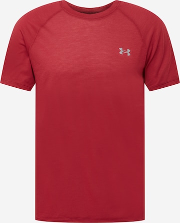 T-Shirt fonctionnel 'Streaker' UNDER ARMOUR en rose : devant