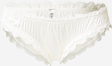 balta LOVE Stories Moteriškos kelnaitės 'Lola': priekis