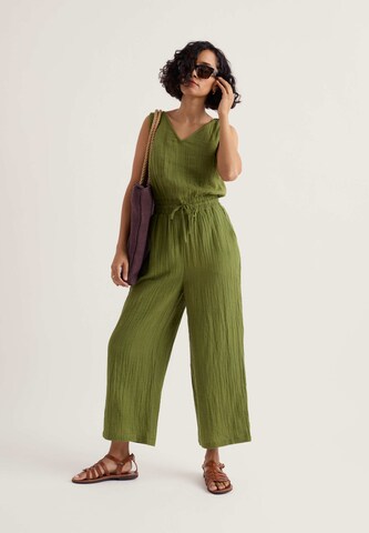 Seasalt Cornwall Jumpsuit 'Trembetha' i grøn: forside