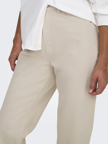 ONLY regular Jeans i beige