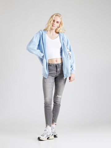 Noisy may Slimfit Jeans 'KIMMY' in Grau