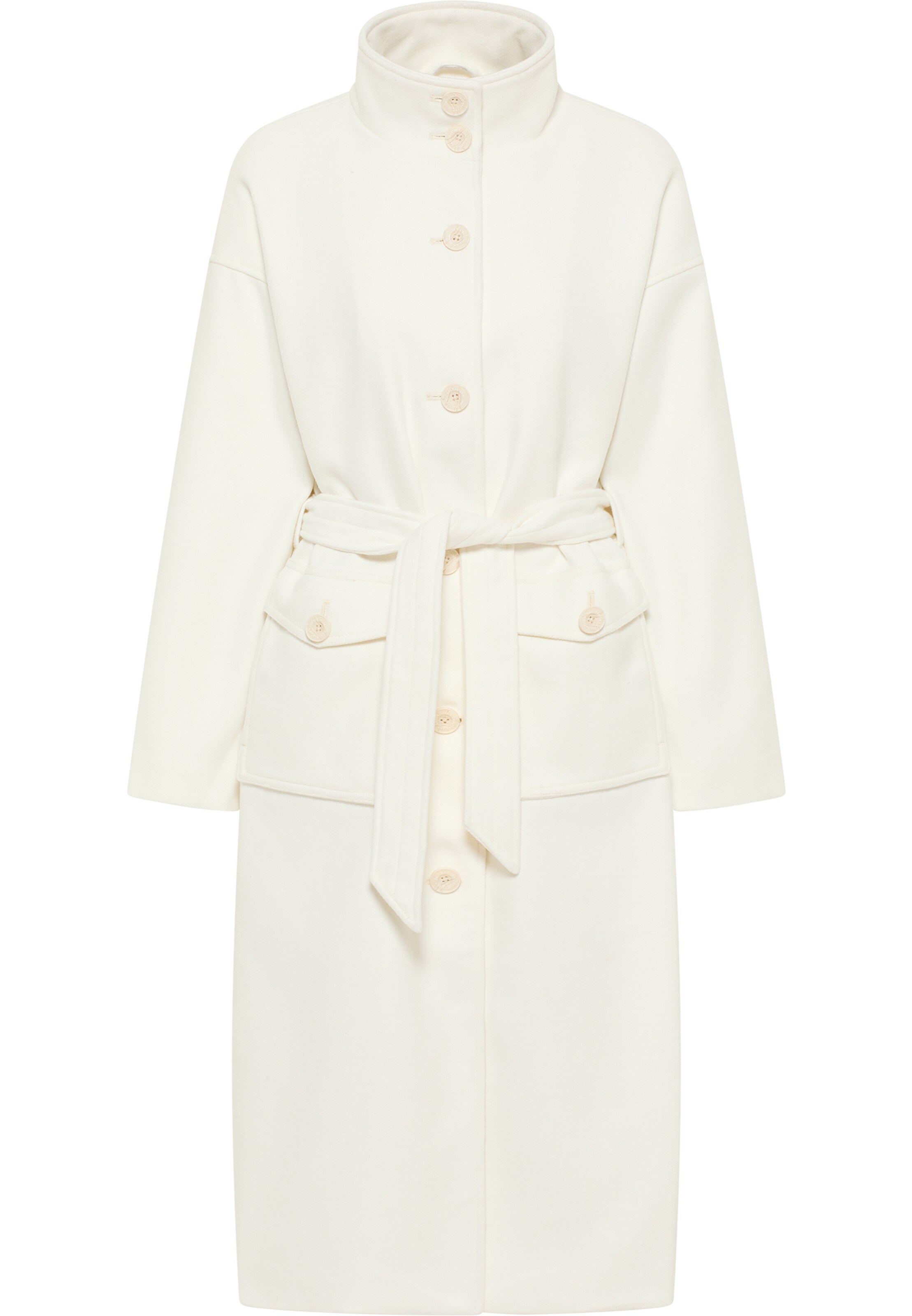 Manteau mi-saison DreiMaster Vintage en blanc : devant