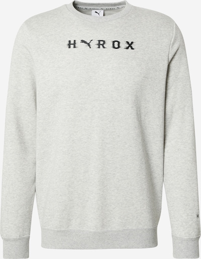 PUMA Sportska sweater majica 'Puma x Hyrox' u siva / crna / bijela, Pregled proizvoda