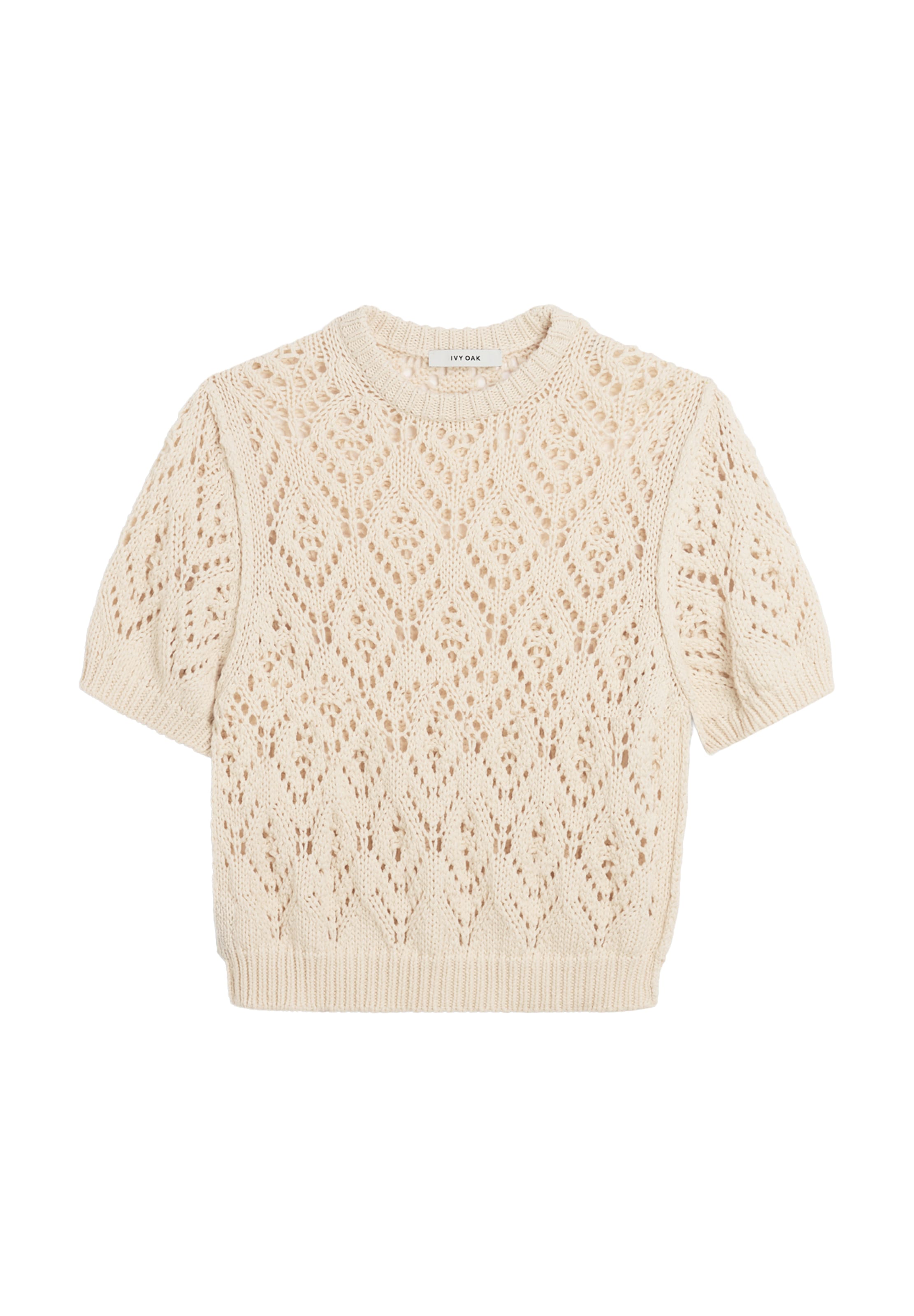 IVY OAK - Pullover 'FELIZ' em branco: frente