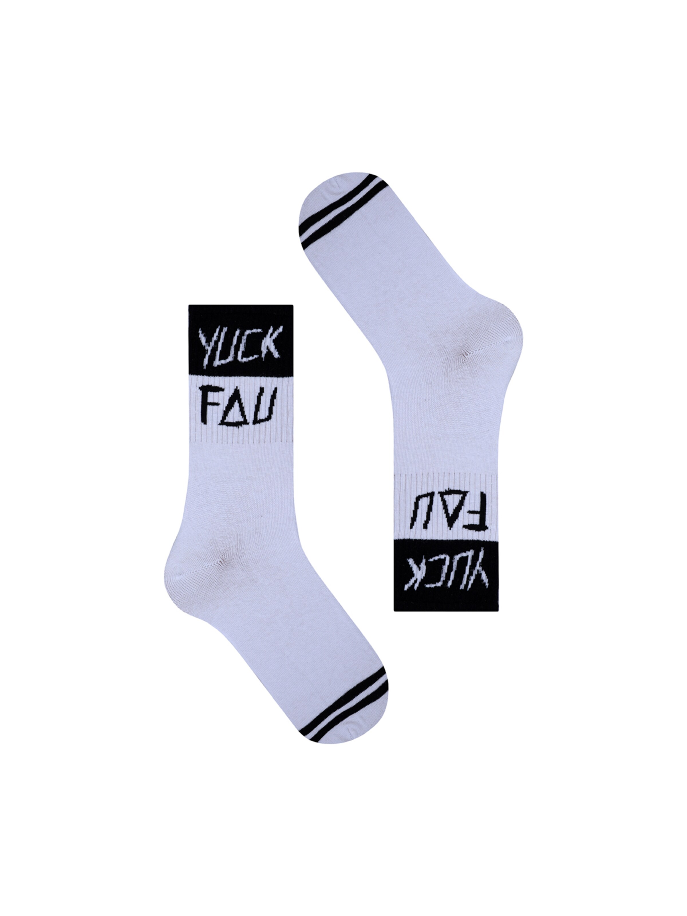 Crea Socks Socks 'Kreuz' in White