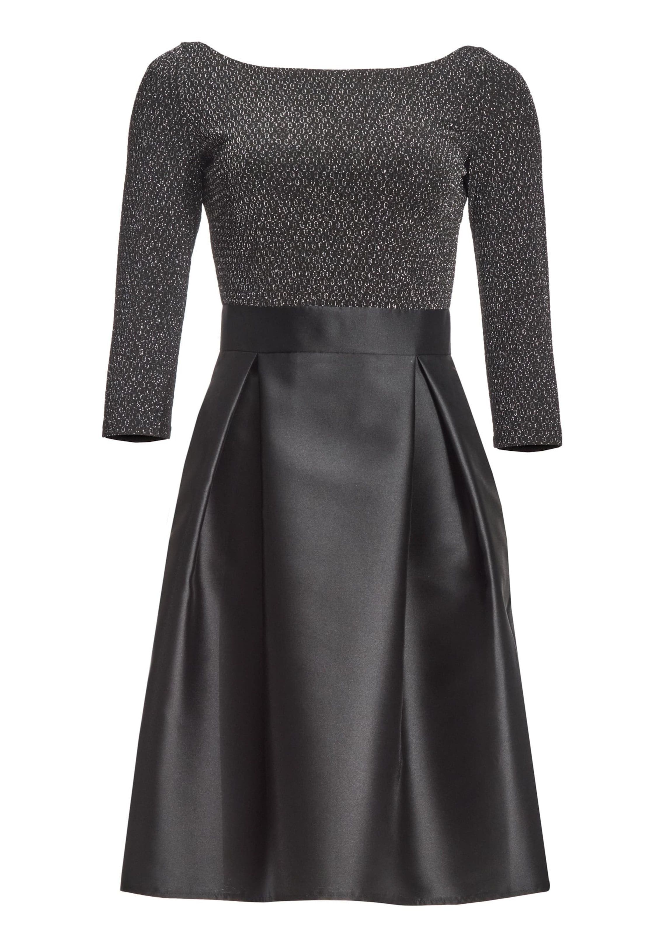 SWING Cocktail Dress in Black: front