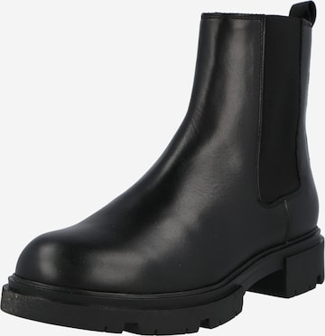 PS Poelman Chelsea Boots in Schwarz: predná strana