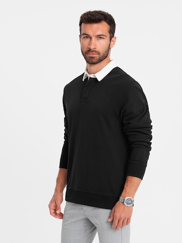 Ombre Athletic Sweatshirt in Black: front