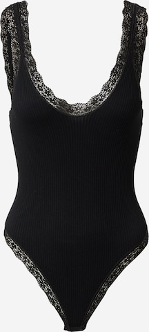 BDG Urban Outfitters Koszula body 'GIGI' w kolorze czarny: przód