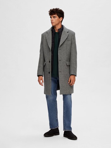 Manteau mi-saison 'Joseph' SELECTED HOMME en gris