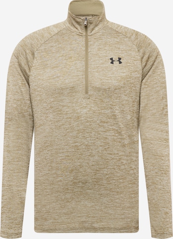 UNDER ARMOUR Functioneel shirt 'Tech 2.0' in Groen: voorkant