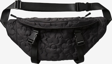 PIECES حقيبة بحزام 'Bianca' بلون أسود: الأمام
