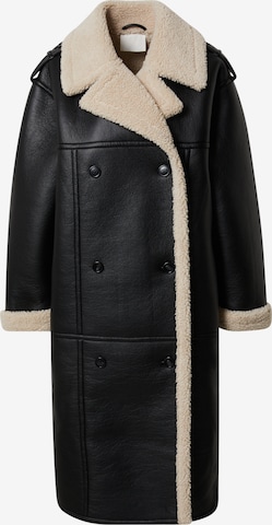 LeGer by Lena Gercke - Abrigo de invierno 'Frej' en negro: frente