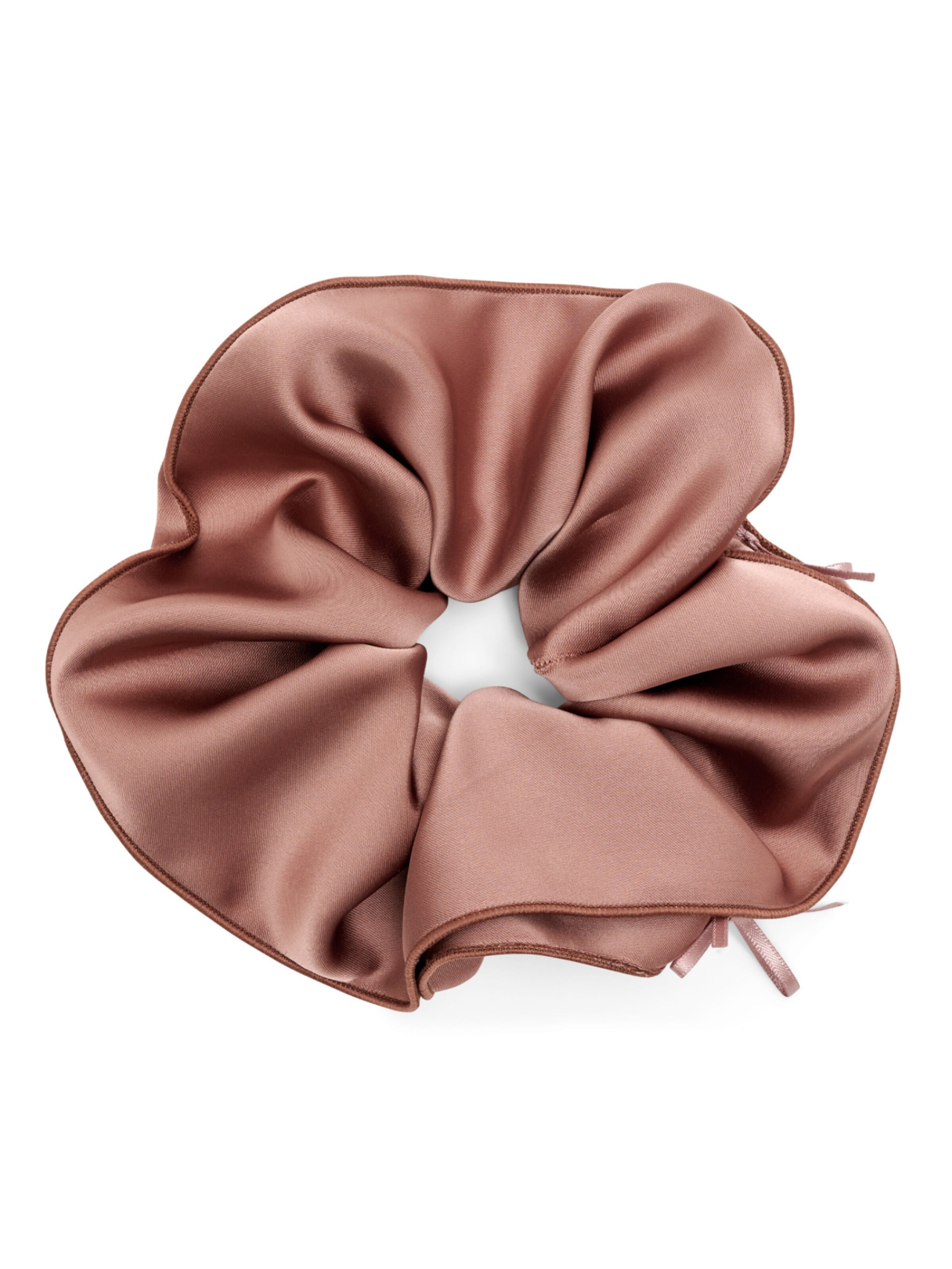 Ornement pour cheveux 'Alltags-Oversize-Scrunchie' cfab (formerly creamy fabrics) en marron : devant