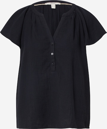 Camicia da donna di ESPRIT in nero: frontale