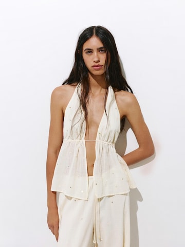 Pull&Bear Top in Beige: front