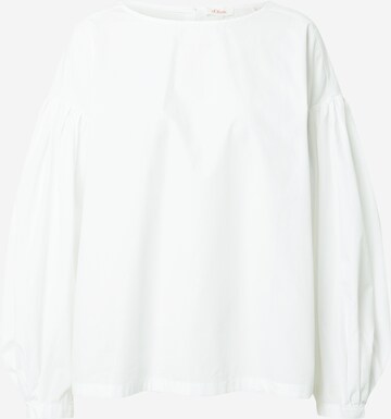 s.Oliver - Blusa em branco: frente