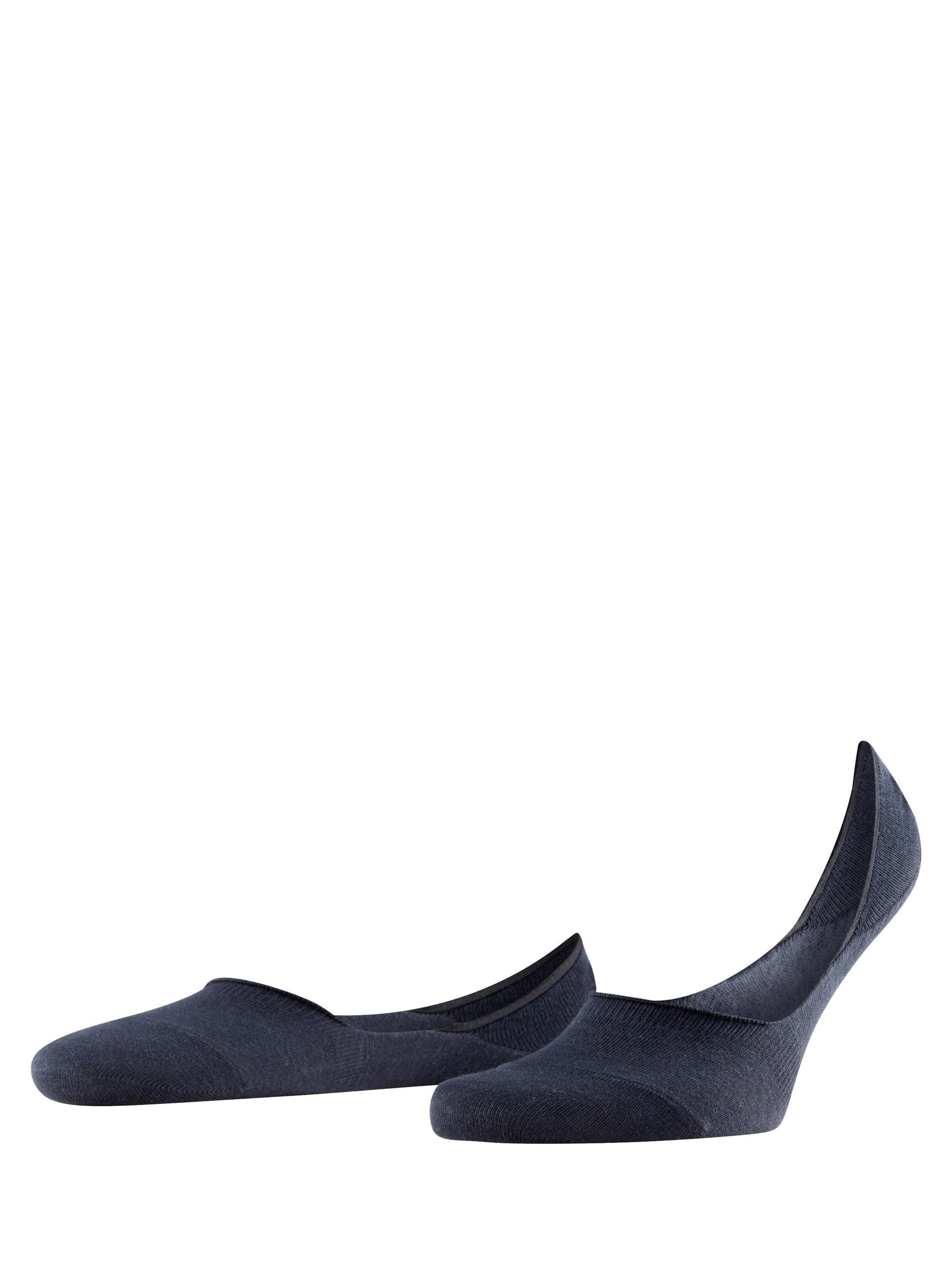 FALKE Ankle Socks 'Step Medium Cut' in Blue: front