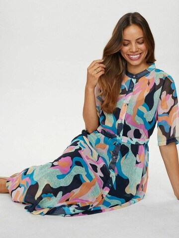 NÜMPH Blusenkleid 'Kyndall' in Mischfarben