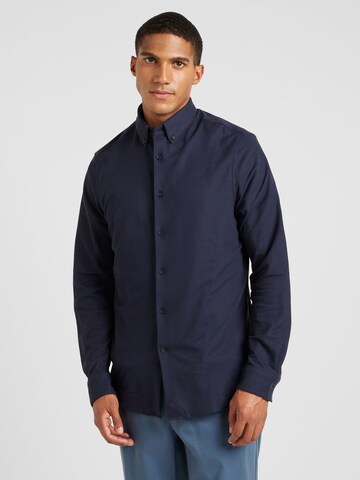 Coupe regular Chemise Calvin Klein en bleu : devant