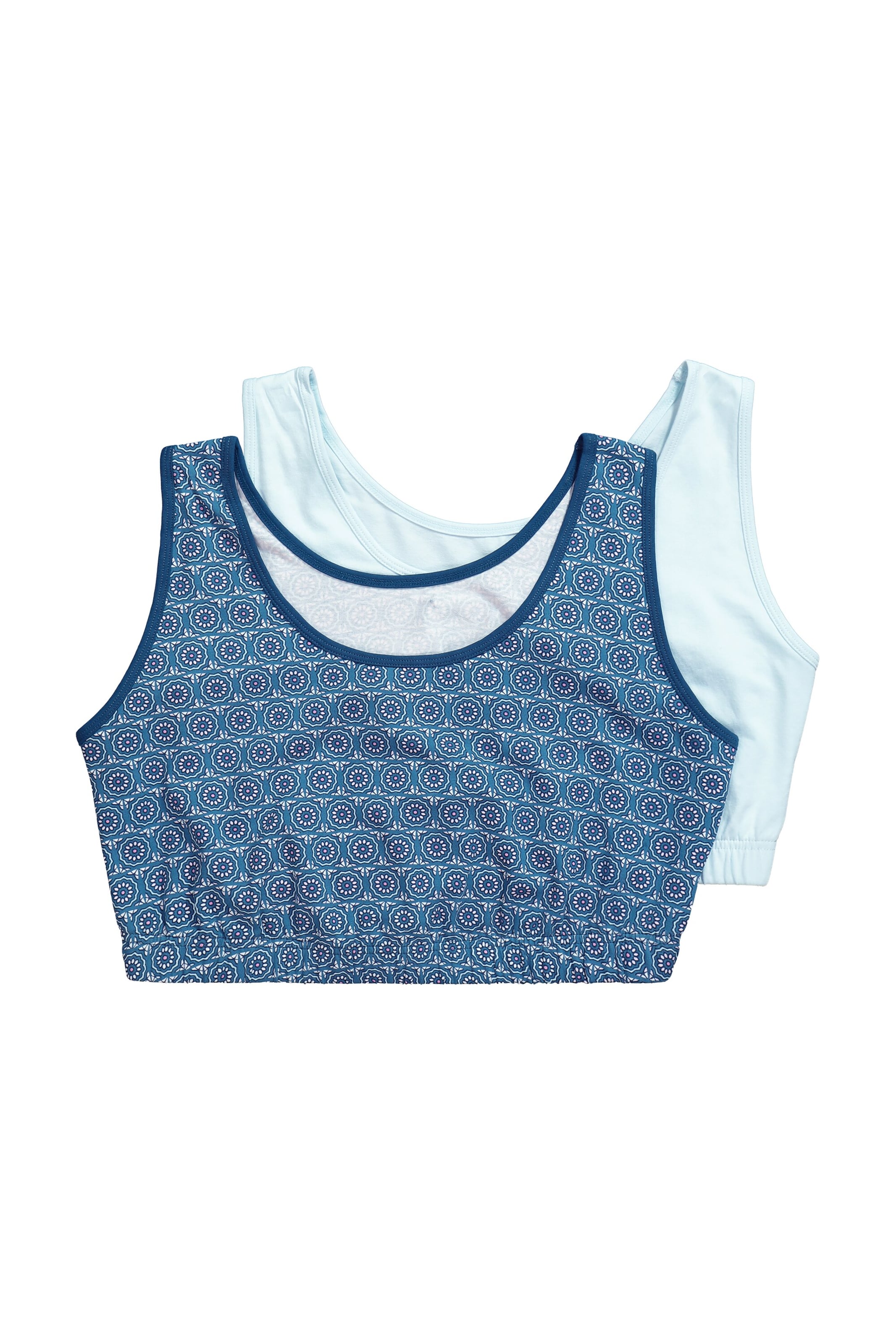 Ulla Popken Bustier BH in Blauw: voorkant