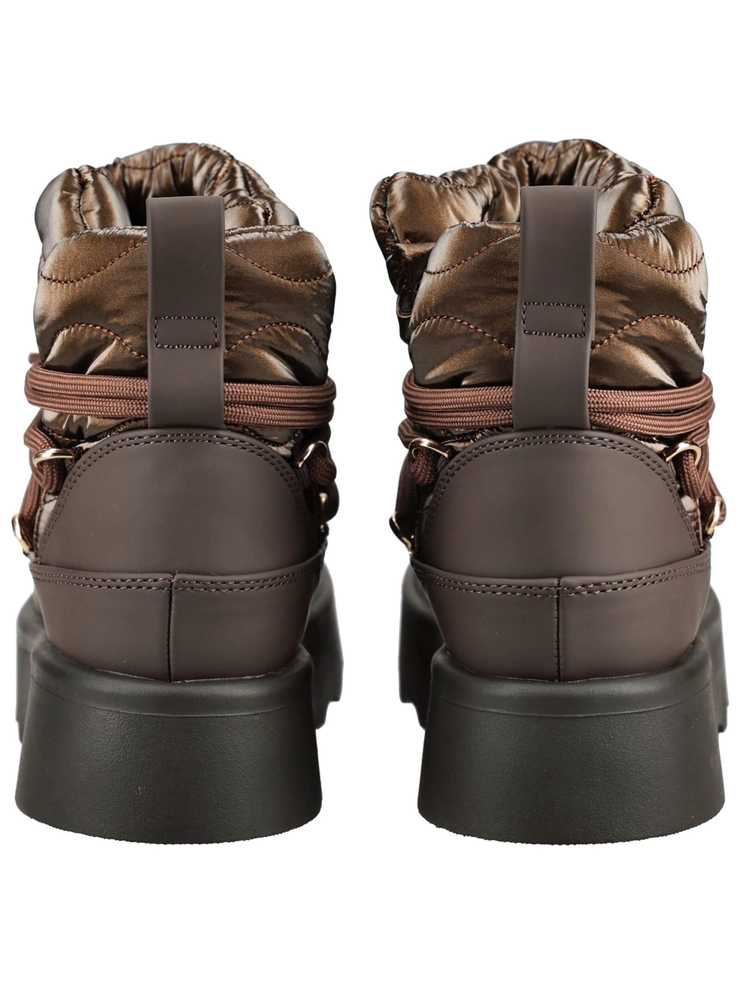 Stivaletto stringato di Blauer.USA in marrone: dietro