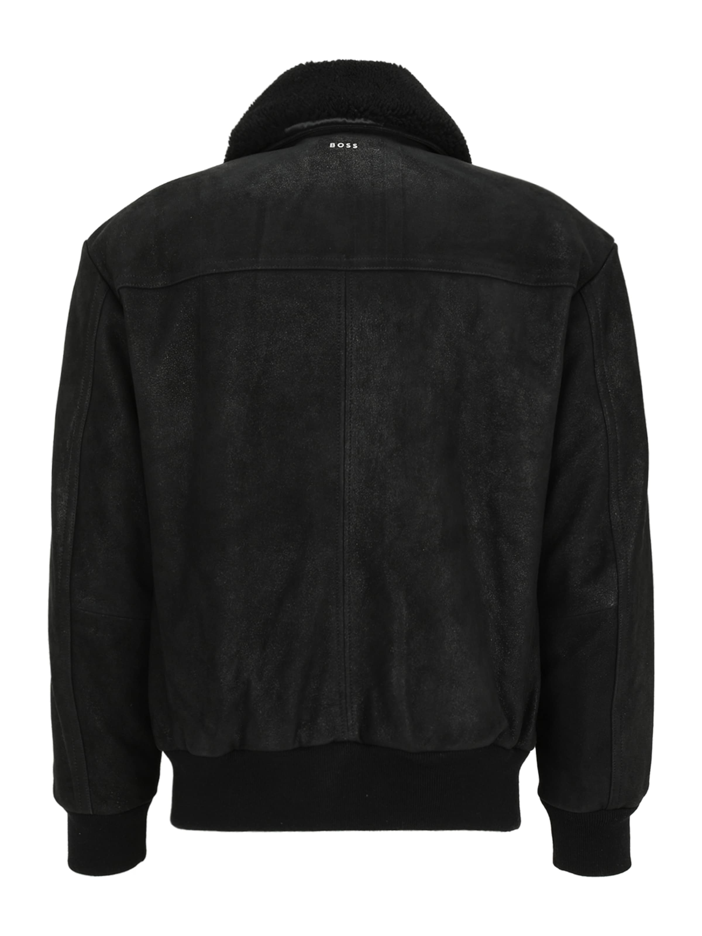 BOSS - Casaco meia-estação em preto