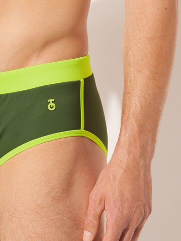 CALZEDONIA Badehose 'MALINDI' in Grün