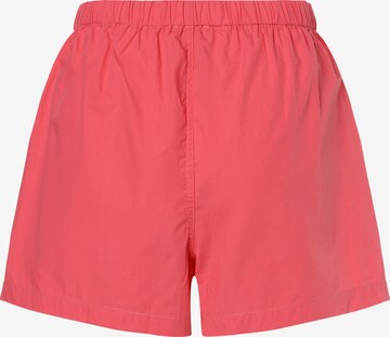 Marie Lund Pyjama-Shorts ' ' in Rot