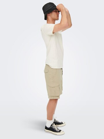 Only & Sons - regular Pantalón cargo 'Mike' en beige