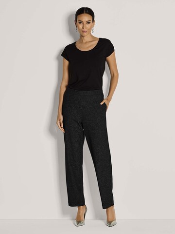 MADELEINE Tapered Broek in Zwart