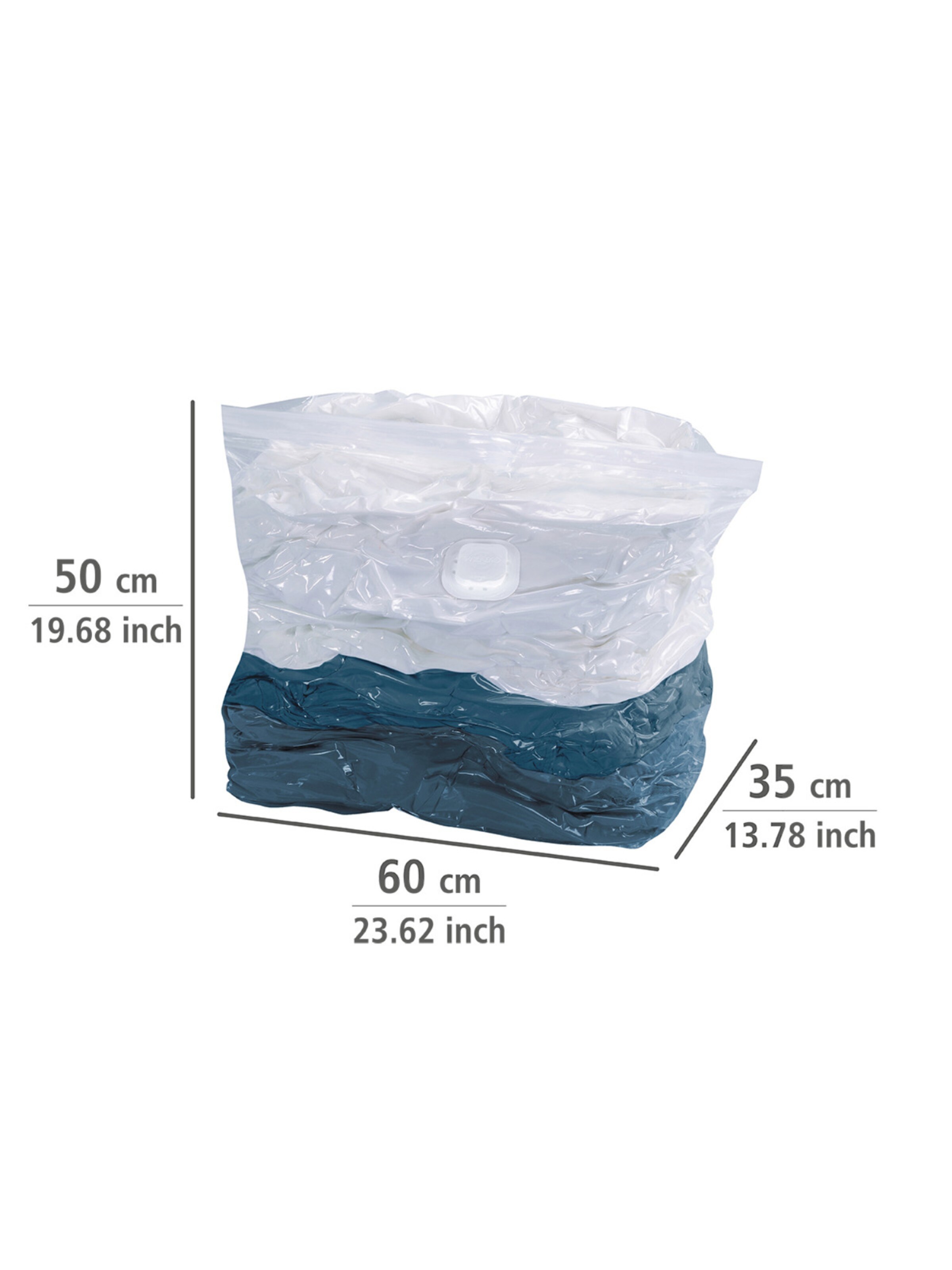 Wenko Laundry Basket in Transparent