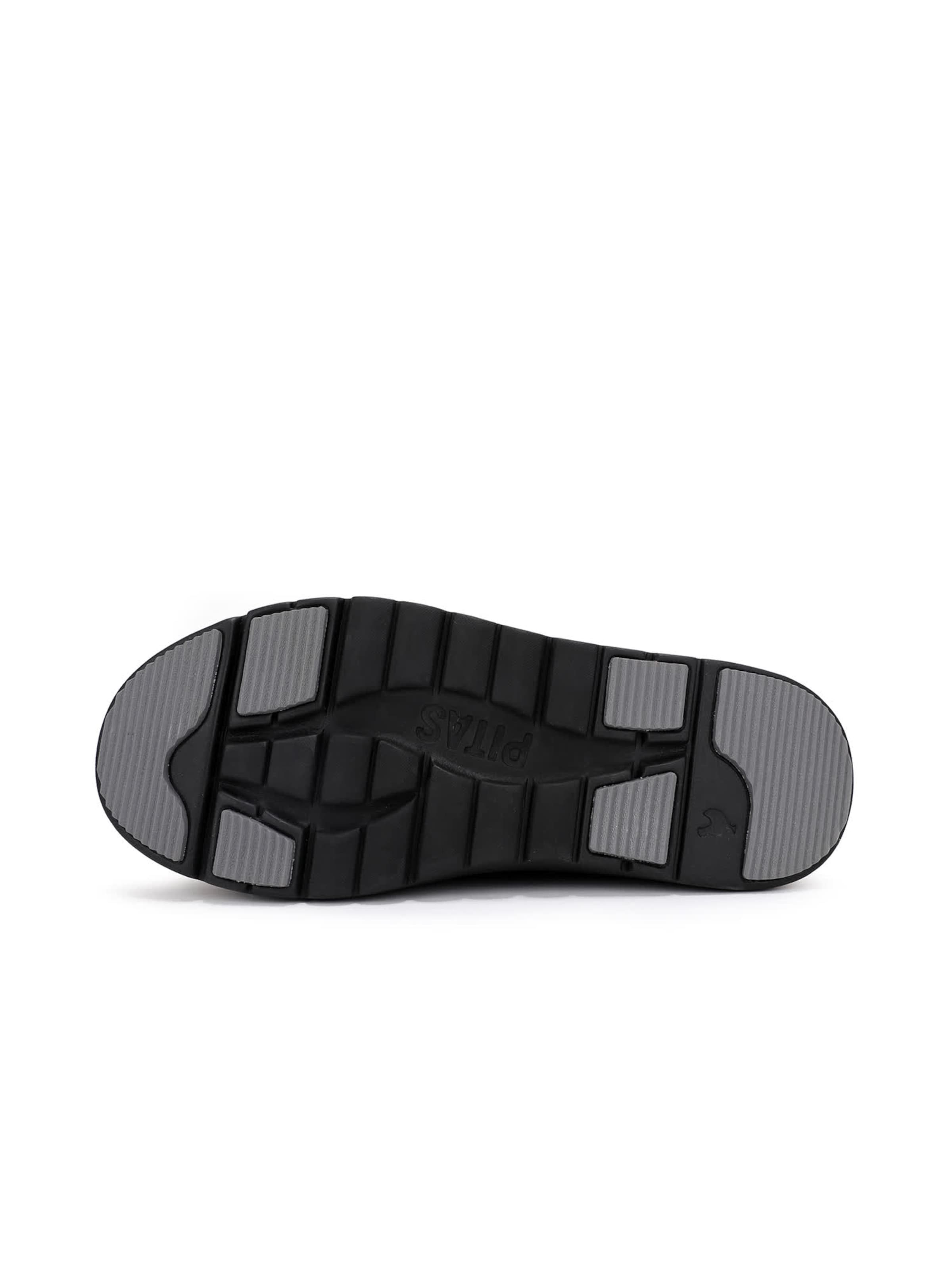 Walk In Pitas Moccasin 'Lyon' in Black: bottom