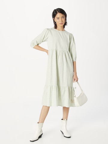 Denim Project Dress in Green