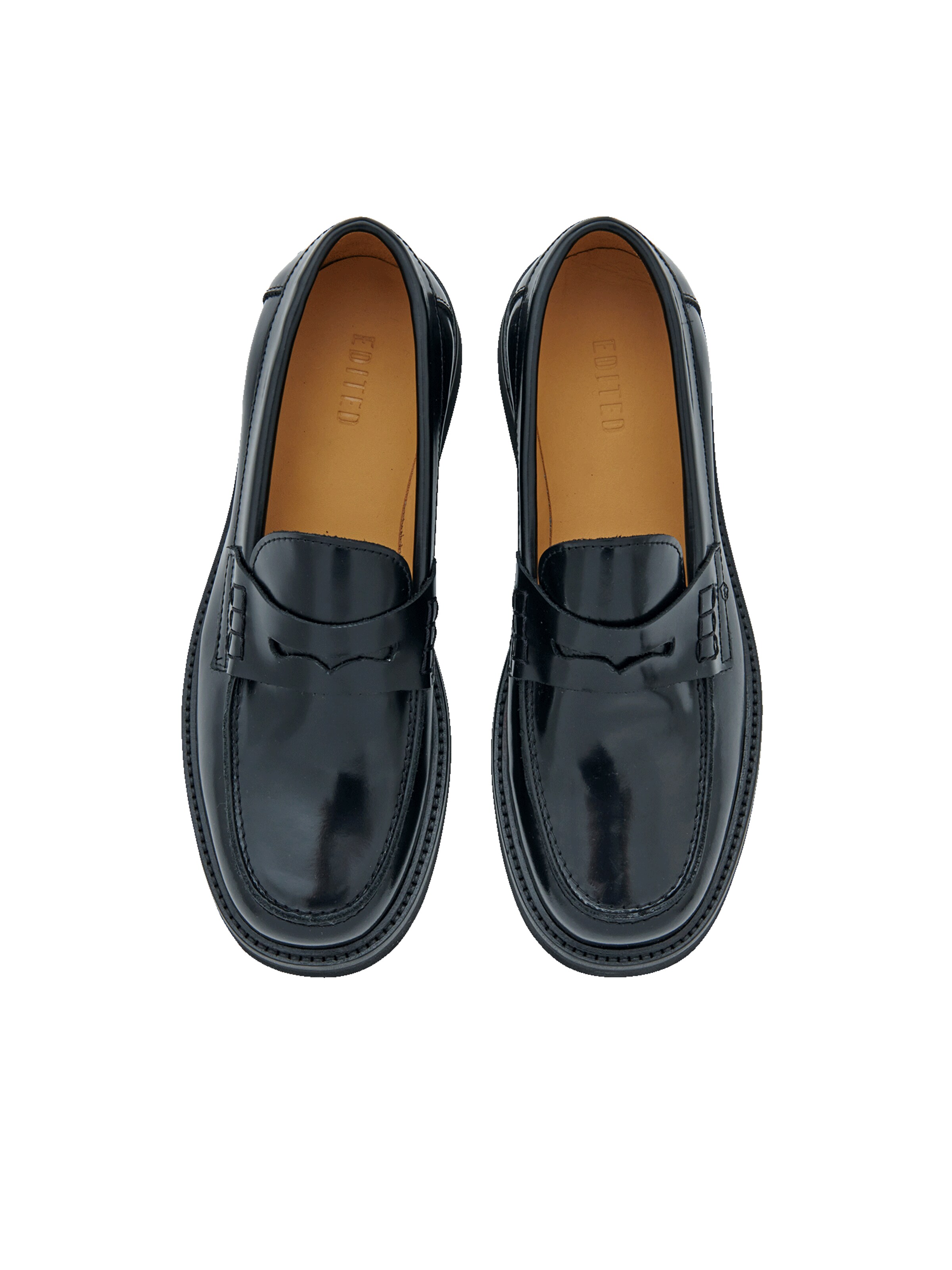 EDITED Loafer 'Klarissa' värissä musta