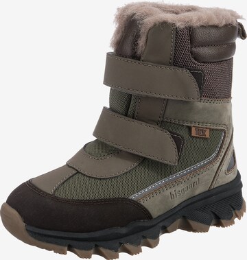 BISGAARD Snow Boots in Green: front