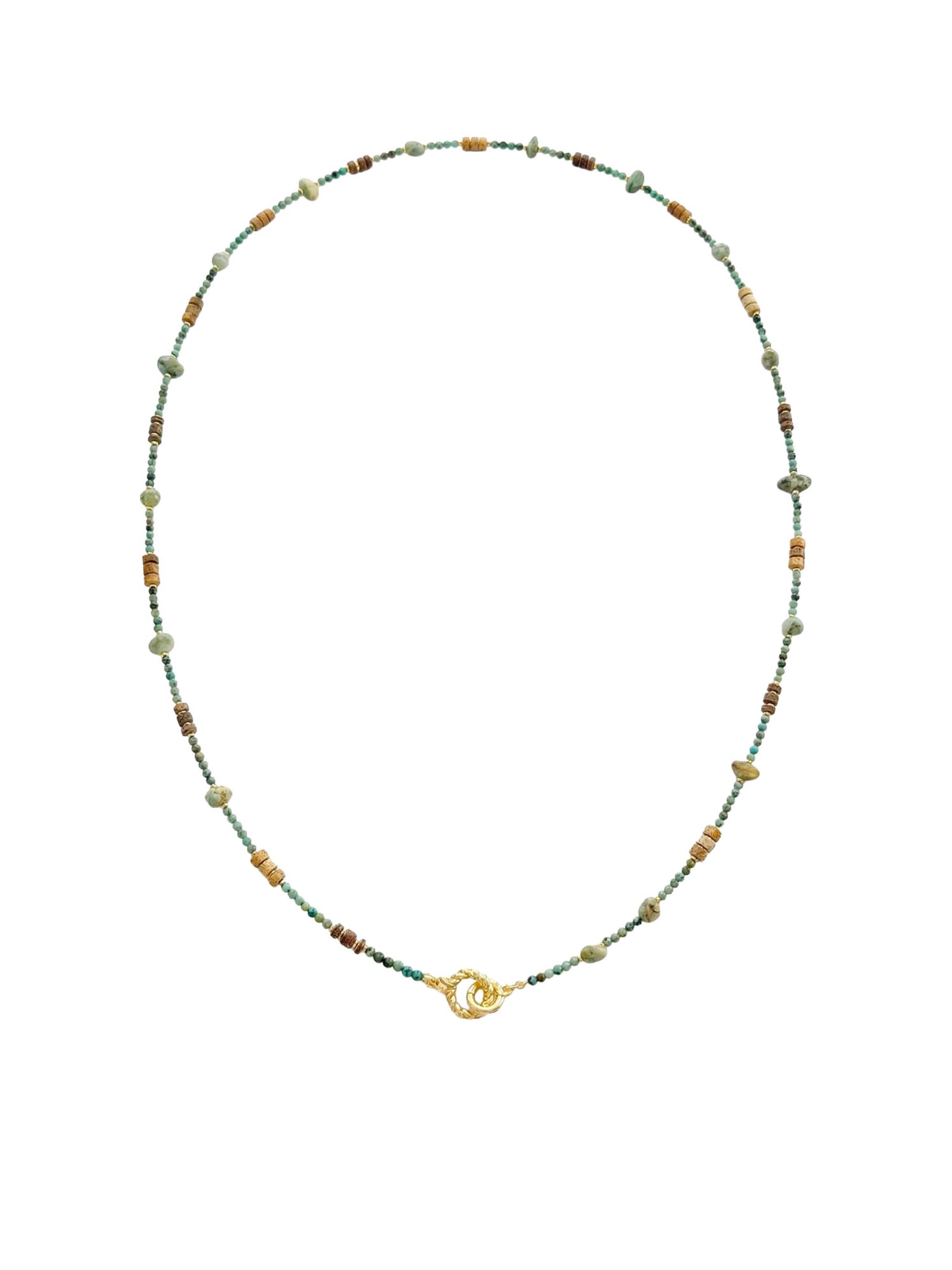 Nemomatheo Necklace 'Forest Path' in Mixed colors