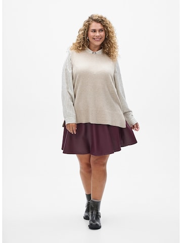 Pullover 'Vista' di Zizzi in beige