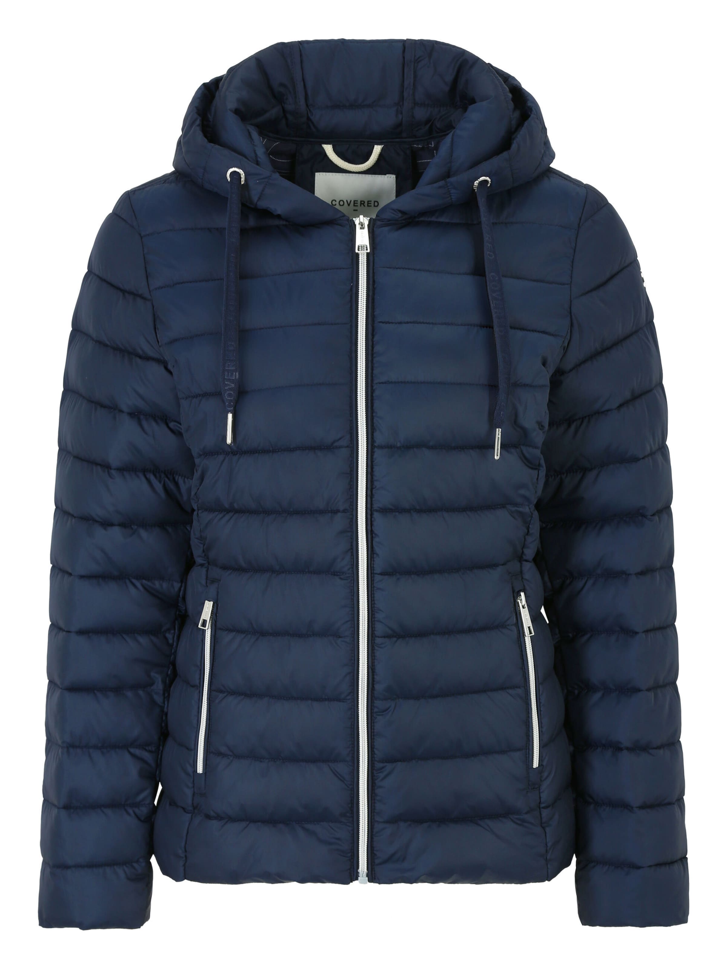 Covered Winter jacket 'Nala' in Blue: front