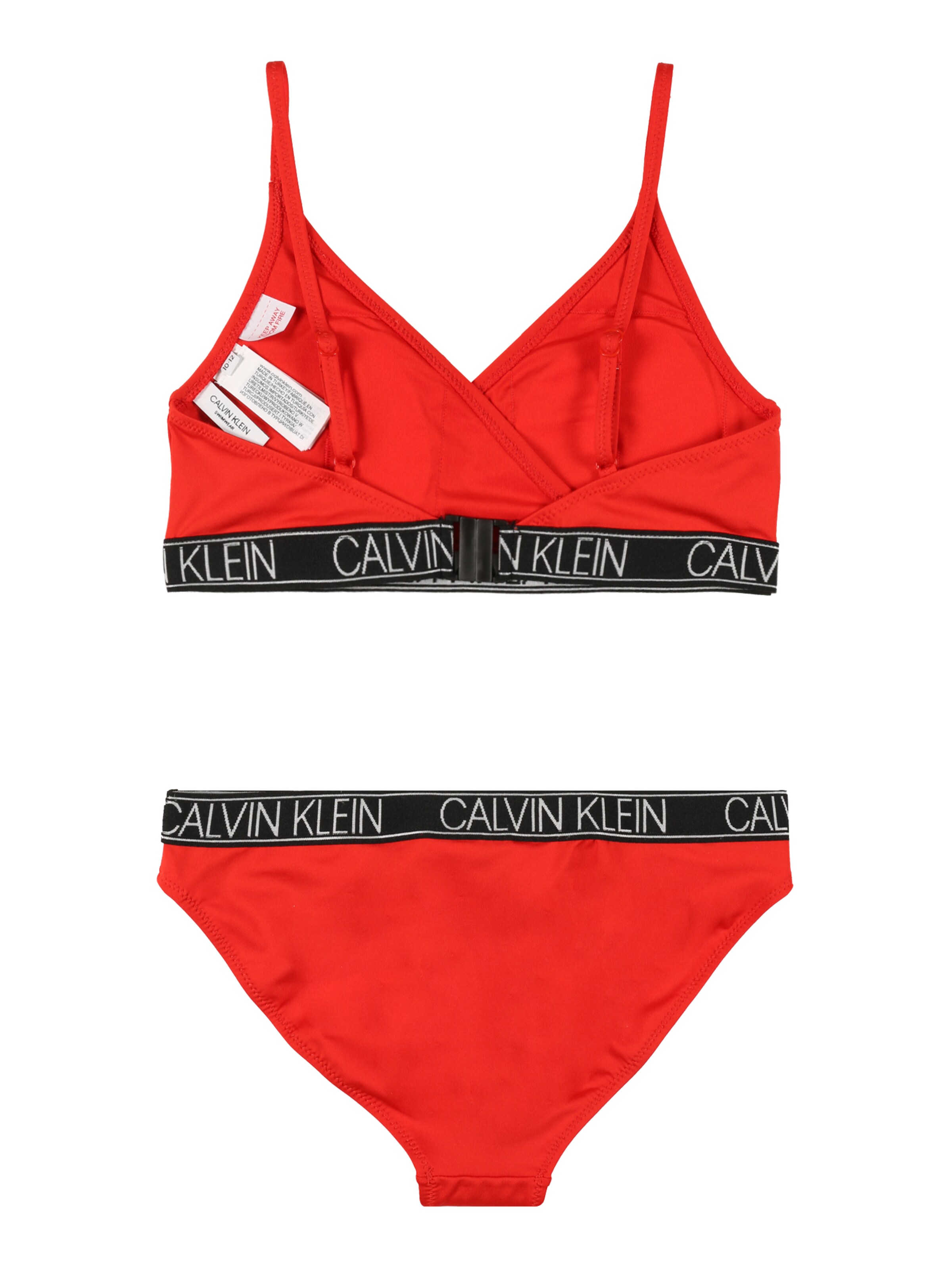calvin klein bikinitop rood