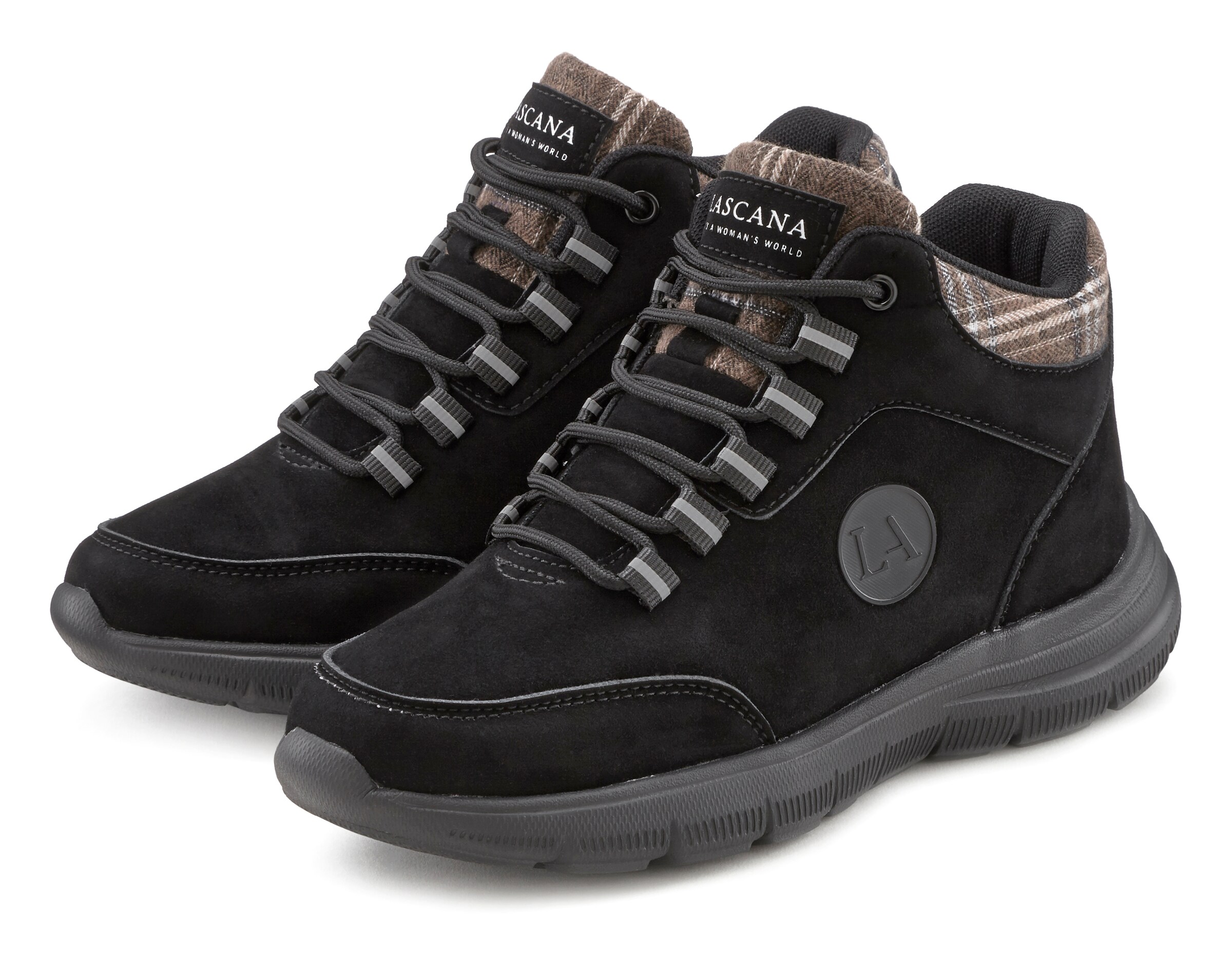 LASCANA Sneaker in Schwarz